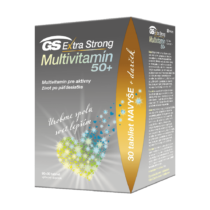 GS Extra Strong Multivitamín 50+, 90 + 30 tabliet, darčekové balenie 2021